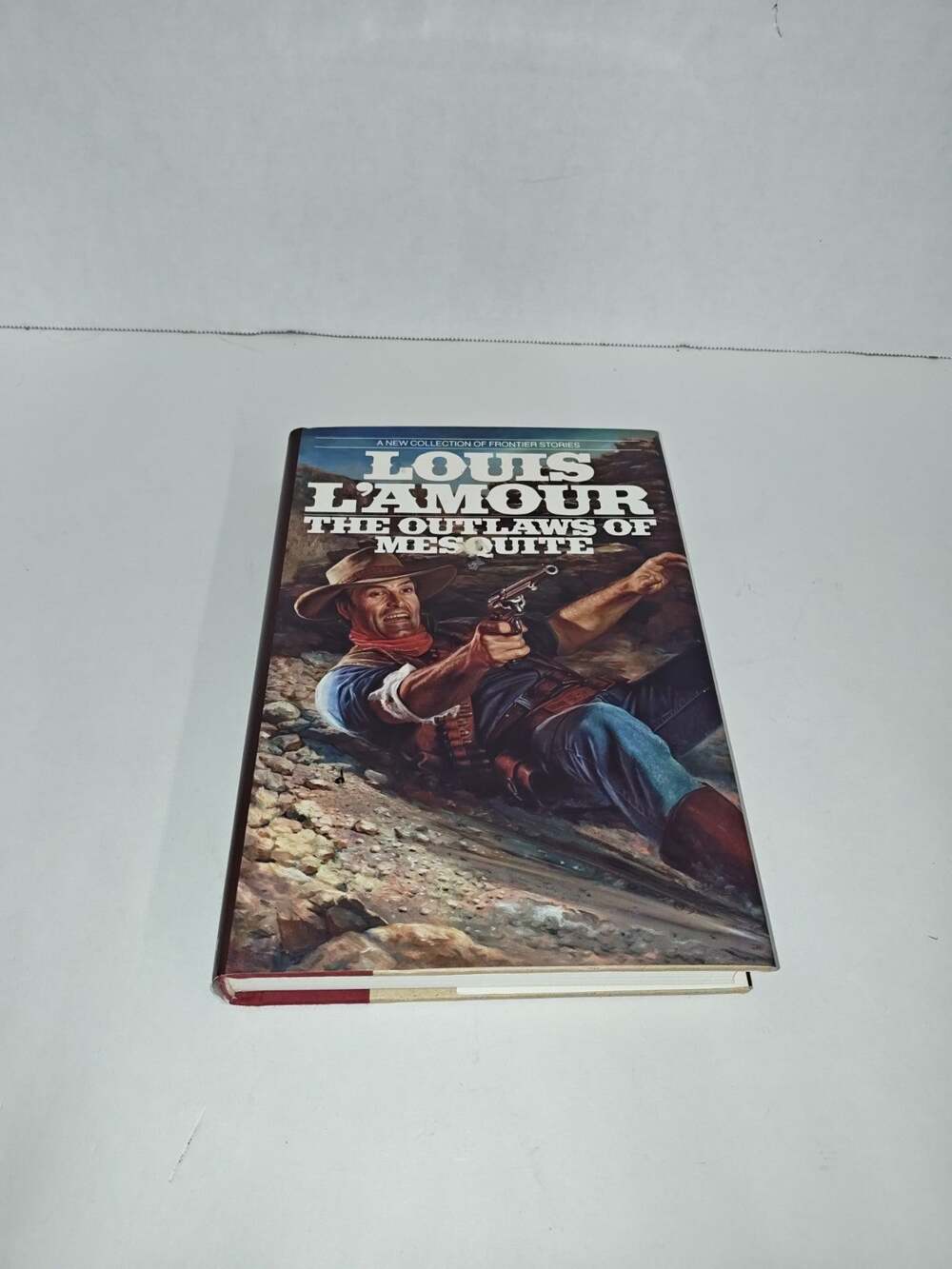 Louis L'amour The Outlaws Of Mesquite Vintage Hardcover Book 1990 Western Action